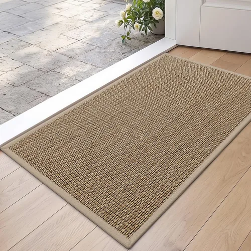 Vista 24 de DEXI - Tapete ultradelgado para puerta de interior, 32 x 48 pulgadas Beige