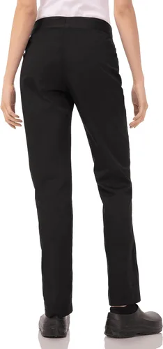 Vista 2 de Chef Works Women's Lightweight Slim Chef Pants