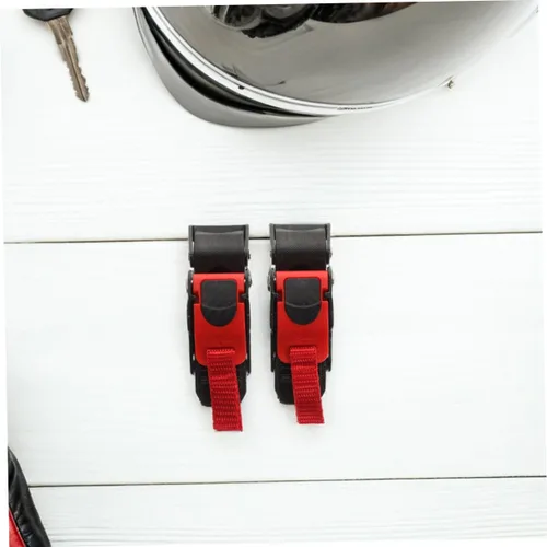 Vista 4 de Hemobllo 4pcs Quick Release Buckle: Universal Motorcycle Chin Strap Button Replacement - Metal Quick Release Buckle For Safety