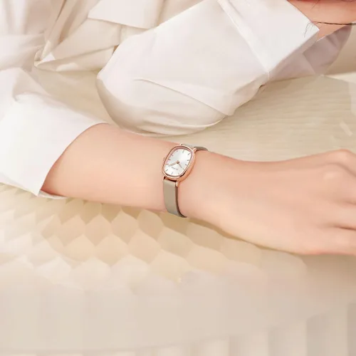 Vista 4 de FIYTA Reloj de cuarzo para mujer, 3ATM, reloj ovalado, elegante regalo para mujer, 0.827 in
