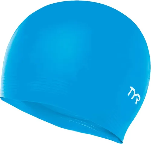Vista 8 de TYR Gorro de natación de látex para adultos para mujeres y hombres, sombrero de natación de entrenamiento y recreación con una construcción de látex