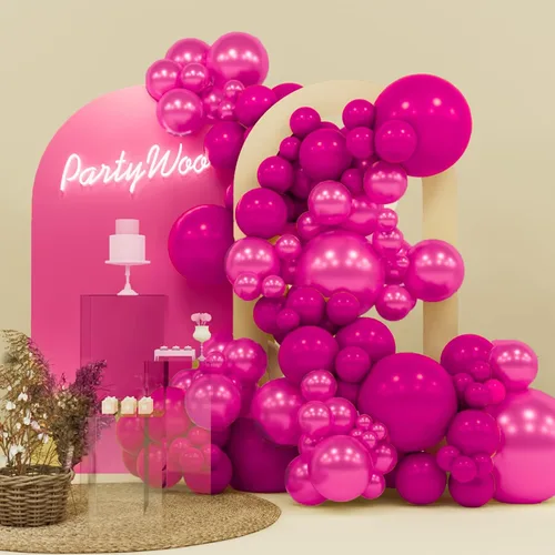 Vista 25 de PartyWoo - Globos nude de 140 piezas en diferentes tamaños de 18, 12, 10, 5 pulgadas, kit de arco de globos de color neutro y melocotón estilo boho