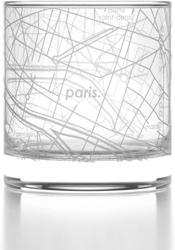 Vista 9 de Well Told Vaso de whisky grabado con el mapa de la ciudad de Barcelona, España - Vaso de whisky grabado con mapa de la ciudad para amantes