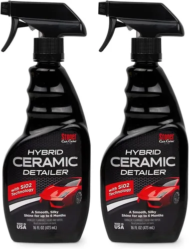 Vista 9 de Stoner Car Care 92303 - Detallador híbrido de cerámica – Tecnología SiO₂ para un brillo sedoso y suave, mejora y protege la pintura exterior hasta 6
