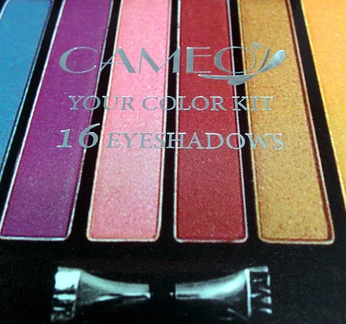Vista 4 de Cameo Tu kit de color y aplicador con 16 sombras de ojos
