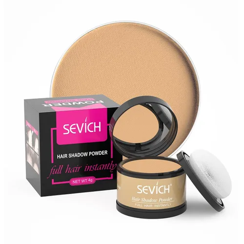 Vista 10 de Polvo para Línea de Cabello Sevich 2.0, Oculta Instantáneamente la Pérdida de Cabello, Polvo para Toque de Raíces, Sombra de Cabello para Mujeres