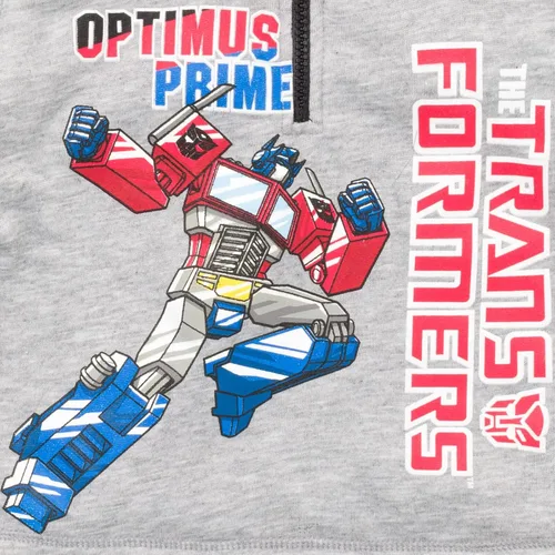 Vista 3 de Transformers Optimus Prime Bumblebee Megatron - Sudadera con capucha de media cremallera para niños pequeños a grandes