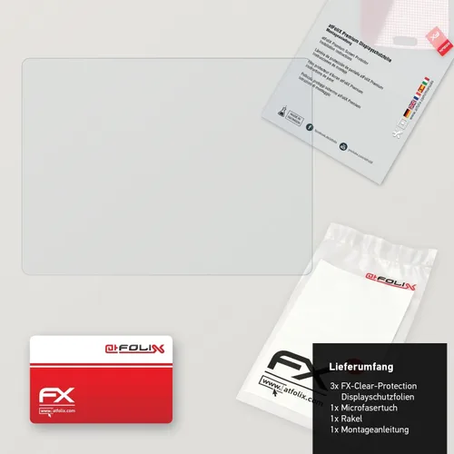 Vista 2 de Película protectora de pantalla compatible con Nintendo GBA SP Protector de pantalla, película protectora FX ultra transparente (3X)