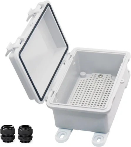 Vista 18 de Caja Eléctrica Impermeable a Prueba de Polvo Caja de Conexiones Resistente a la Intemperie IP67 Carcasa de Plástico ABS Caja de Proyecto