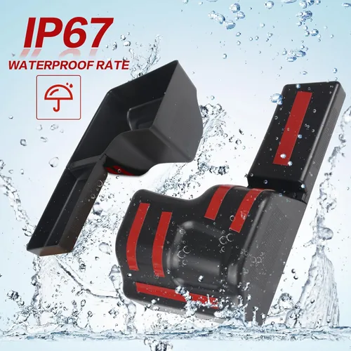 Vista 7 de Contenedor de almacenamiento de pozo para rueda trasera, compatible con Wrangler 2018-2023 JL JLU de 4 puertas (no compatible con 2 puertas)