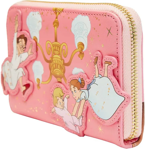 Vista 2 de Loungefly Disney Peter Pan You Can Fly - Cartera para 70 aniversario, Varios colores, Cartera