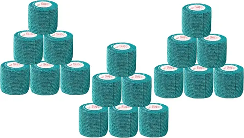 Vista 62 de Cinta adhesiva para veterinarios (negro) (paquete de 2) (2 pulgadas x 15 pies), autoadhesiva, adherente, cohesiva, flexible, autoadhesiva, rollo
