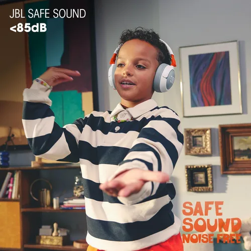 Vista 2 de JBL Junior 470NC - Auriculares para niños con cancelación - Rosa
