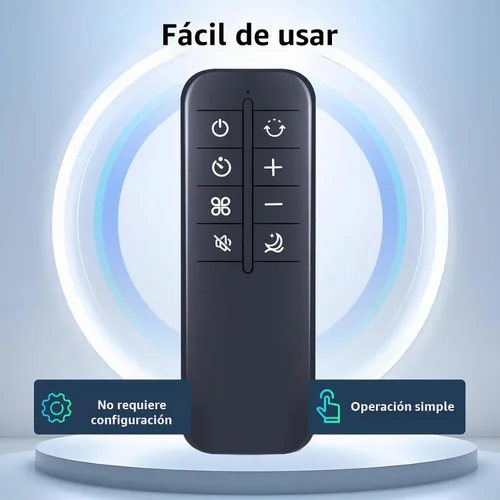 Vista 6 de Nuevo control remoto de repuesto compatible con ventilador de torre sin aspas de 36 pulgadas LEVOIT y purificador de aire para dormitorio