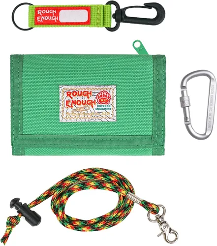 Vista 11 de Rough Enough - Carteras para niños y adolescentes en lona clásica, regalos para adolescentes, Azul (Denim)