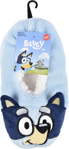 Vista 4 de Bluey Pantuflas de felpa con pie de pie de felpa para niña