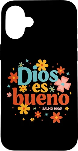 Vista 23 de Funda religiosa de la Biblia para iPhone 16 Dios Es Bueno Spanish Christian Jesus God