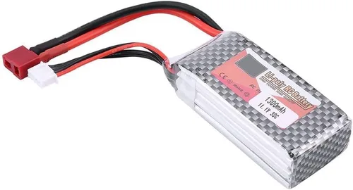 Vista 8 de HERCHR Batería LiPo RC LiPo, batería LiPo 3S 11.1V 1300mAh 4500mAh 5500mAh LiPo Batería recargable LiPo Batería con enchufe T para camiones RC Car