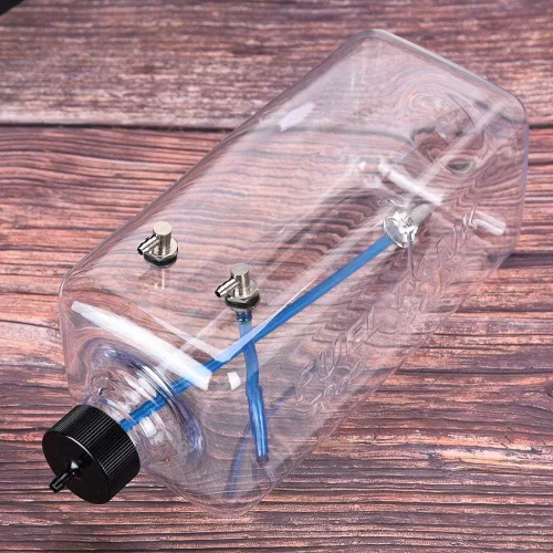 Vista 4 de Tanque de combustible RC, 8.8-50.7 fl oz, entrada de 0.177 in, salida de 0.197 in, tanque de combustible de plástico transparente, piezas