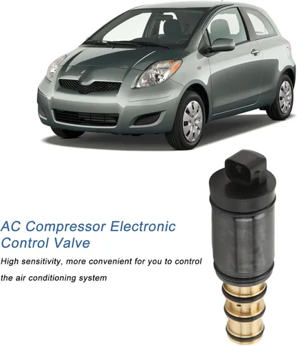 Vista 4 de Válvula de control electrónico del compresor de CA, electroválvula de control del compresor de CA Reemplazo estable del rendimiento para motor