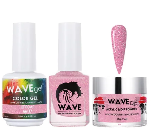Vista 39 de WAVEGEL - Juego de gel de remojo, laca de uñas y polvo acrílico a juego - Colección Simplicity - #P109 Blizzard