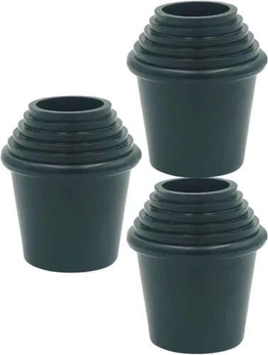 Vista 9 de 3Pcs Anti Skid Drum Feet Holder Leg Tip Professional Percussion Accessory Floor Tom Legs Parts- Style A