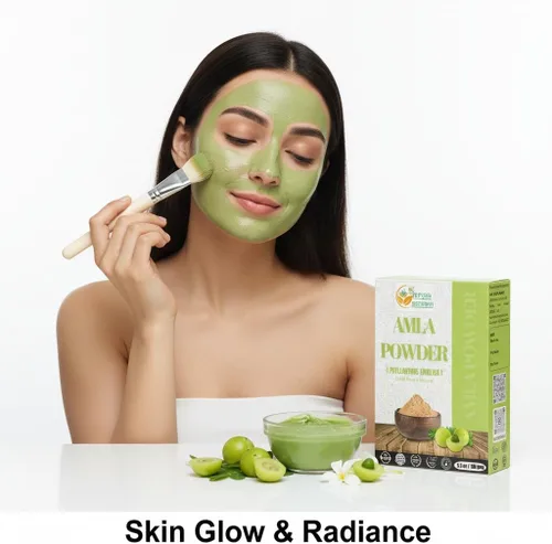 Vista 5 de Herbs Botanica Natural Amla Powder (grosella espinosa india, amalaki), polvo de fruta natural pura con vitamina C para el crecimiento del cabello