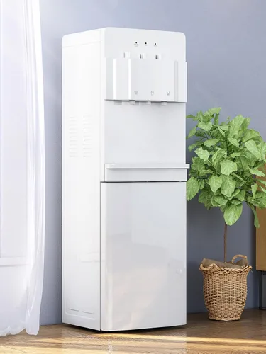 Vista 2 de despachadores/refrigeradores de agua con carga inferior, despachador de agua fría y caliente con configuración de 3 temperaturas: agua caliente