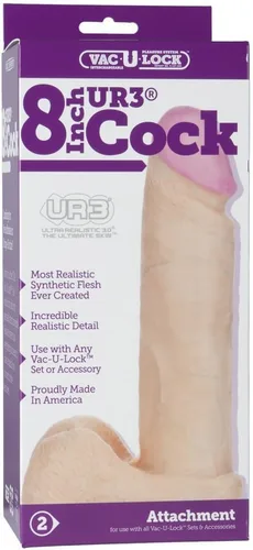 Vista 2 de Doc Johnson Vac-U-Lock UR3 - Pelotas y pollas de 8 pulgadas