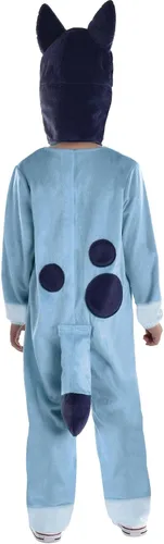 Vista 5 de Party City Bluey Disfraz de Halloween azul para niñas, Multicolor