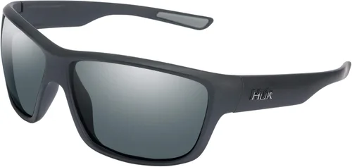 Vista 21 de HUK Gafas de sol, lentes polarizadas con marcos de rendimiento, gafas de sol para pesca, deportes y exteriores (Challenge) Espejo azul/negro mate