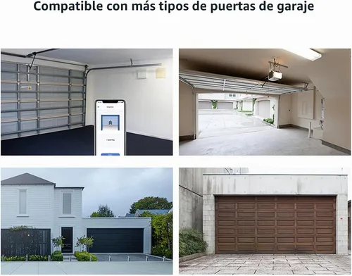Vista 4 de Tuya WiFi+BT Kit de controlador inteligente para abridor de puerta de garaje, kit de controlador inteligente de garaje, función de temporización