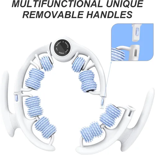 Vista 5 de COSTWELL Masajeador de celulitis, rodillo muscular removedor de celulitis, masajeador de tejido profundo de 360° para piernas, cuello, pantorrillas