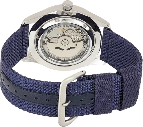 Vista 2 de SEIKO 5 Reloj automático para hombre con esfera azul SNZG11J1, Azul, Deportes