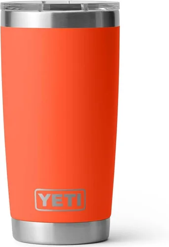 Vista 14 de YETI Rambler - Vaso de acero inoxidable con aislamiento al vacío de 20 onzas con tapa MagSlider Todo acero inoxidable