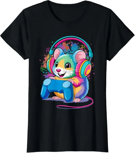 Vista 29 de Mouse Gaming Animal Video Games Funny T-Shirt