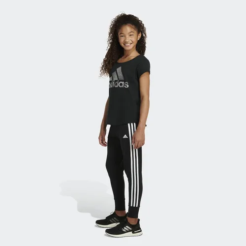 Vista 5 de adidas Joggers de algodón con 3 rayas para niña