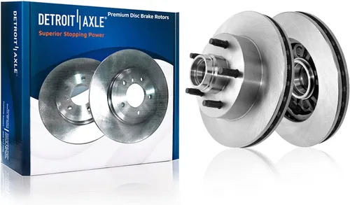 Vista 44 de Detroit Axle - 4WD - Rotores de disco delantero de 13.031 in de repuesto para Ford Excursion F-250 F-350 Super Duty 1999-2004 - Juego de 3 piezas