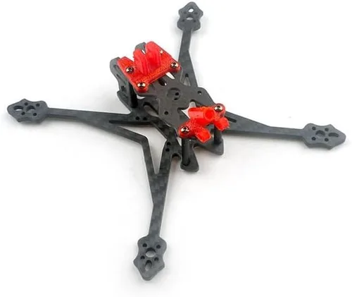 Vista 3 de Crux35HD Crux35 3.5 pulgadas FPV Racing Drone Frame Kit Parts 3K Fibra de carbono para 1.004 inx1.004 in / 0.787 inx0.787 in FC