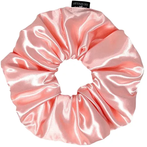 Vista 22 de XL Satin Scrunchie for Thick Hair – Oversized Hair Scrunchy for Ponytail Bun or Sleeping – Frizz Free Satin Hair Tie for Women and Girls