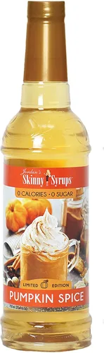 Vista 2 de Jordan's Skinny Syrups - Jarabes de café sin azúcar, sabor a calabaza y moca Sabor cero calorías para bebidas