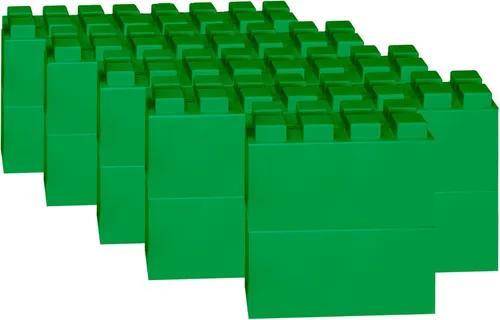 Vista 27 de EverBlock Paquete modular de plástico de tamaño natural de 3 x 3 pulgadas Bloques de construcción gigantes Fácil de conectar y reutilizar Uso