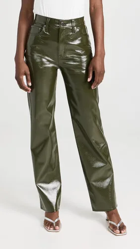 Vista 2 de Pistola Denim Pantalones Cassie de charol sintético para mujer
