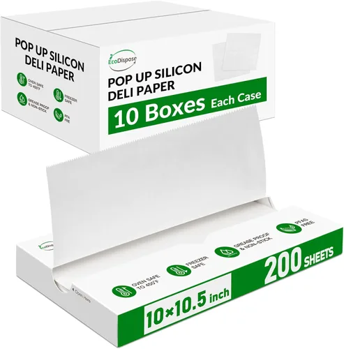 Vista 14 de EcoDispose 2000 hojas de papel precortadas de 6 x 10.5 pulgadas, color Blanco