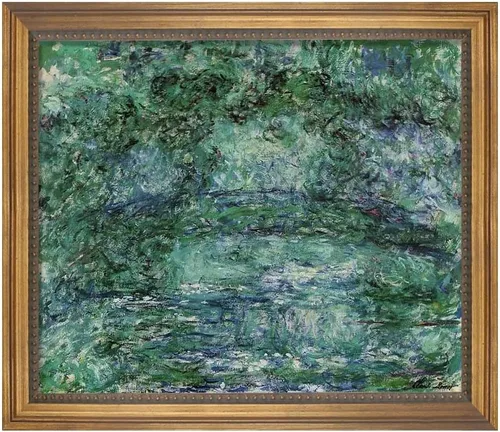 Vista 36 de Famous Paintings Villas at Bordighera por Claude Monet impresiones en lienzo con marco de madera, carteles e impresiones naturales para baño, sala