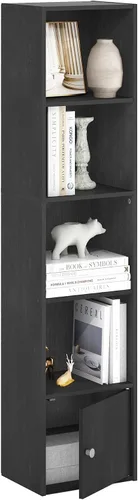 Vista 86 de Furinno PASIR - Estantería de libros de 2 niveles, estantería moderna de 9 x 12 x 21, estanterías abiertas para sala de estar, dormitorio, oficina