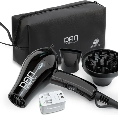 Vista 8 de Dan Technology Secador de pelo de viaje,Secador de pelo portátil,Mini