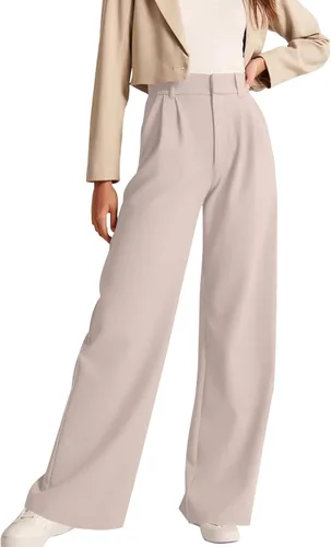 Vista 19 de NIMIN Pantalones de trabajo para mujer, trajes casuales de negocios