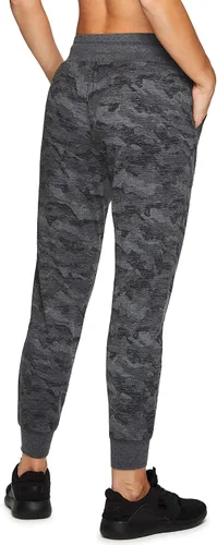 Vista 2 de RBX Active - Pantalones deportivos para mujer, talla grande, para entrenamiento, yoga, pantalones deportivos