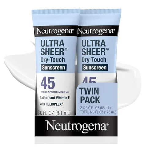 Vista 10 de Neutrogena Protector solar mineral ultra transparente de toque seco para cara y cuerpo, protección SPF 30 de amplio espectro UVA/UVB, protector